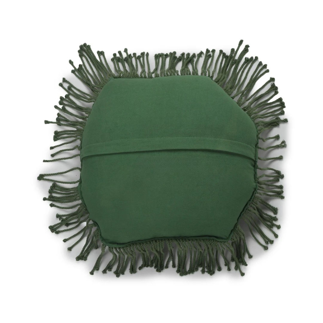 Round Shape Dreamy Macrame Throw Cushion Cover